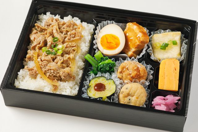 桂-やわらか牛飯と豚の角煮御膳