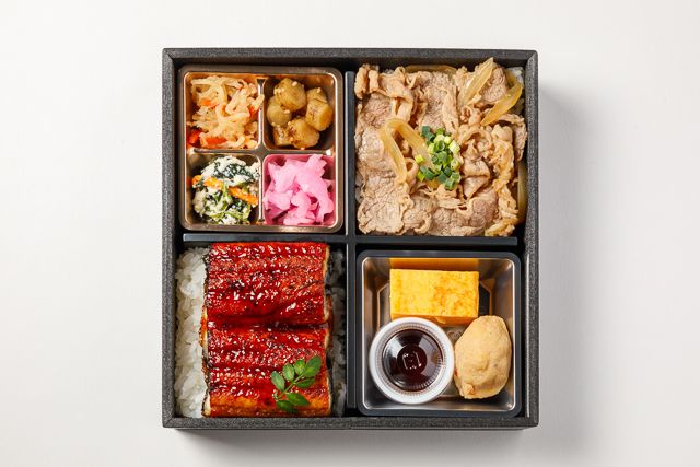 桂-やわらか牛飯と鰻の特選御膳