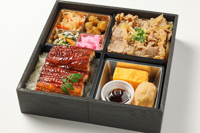 桂-やわらか牛飯と鰻の特選御膳