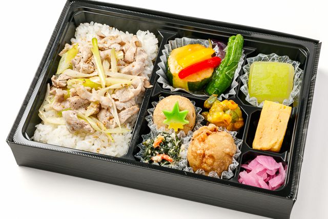 【夏季限定】豚ネギ塩と夏野菜の彩り御膳