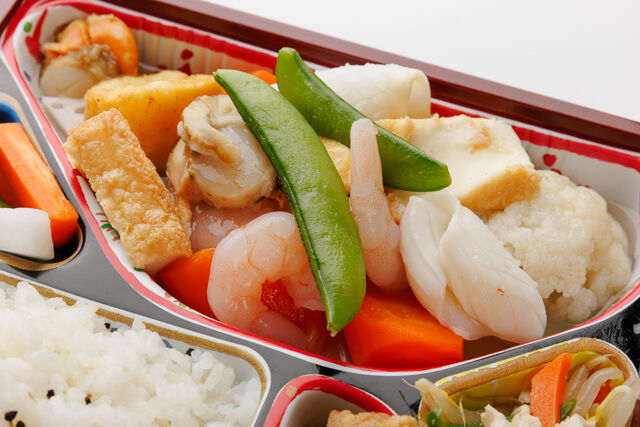 【美味御膳】海鮮豆腐と野菜の塩だれ