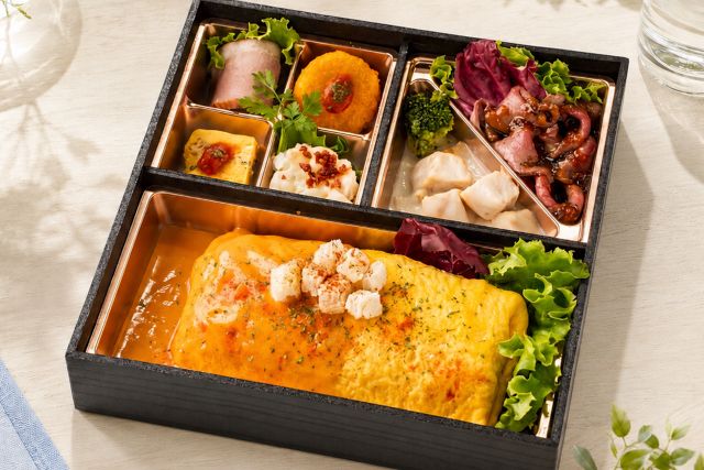 【熨斗対応可】イビスキュス～オマール海老ソースのオムライスとローストビーフと鶏のクリーム煮～