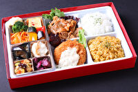 bistroLUCIA（ビストロルシア）-ポークジンジャーとカニクリームコロッケ