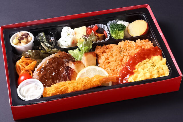 bistroLUCIA（ビストロルシア）-【ハロウィン限定】特製ハンバーグとアソートBOX【チキンオムライス】