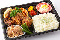 ビストロPOND-若鶏の唐揚げと生姜焼き弁当