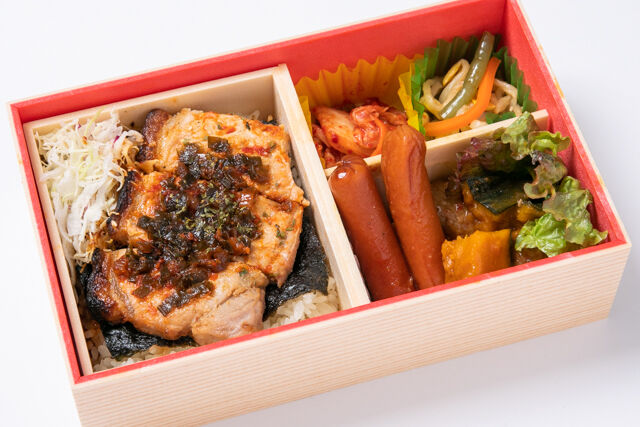 ぼんぼり-神奈川夢ポークの味噌漬け弁当