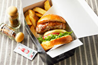 Burgers Cafe GRILL FUKUYOSHI-黒毛和牛とろけるバーガー