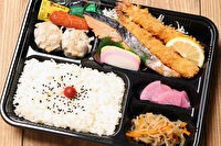 カフェ工房 和味-エビフライ＆シュウマイ弁当