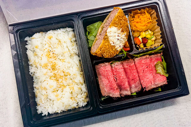 佐賀和牛ローストビーフ＆ビフカツ弁当