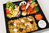 南フランス料理「シェ・フジノ」-南仏風ハンバーグステーキとプロヴァンス風海の幸ご飯