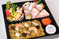 南フランス料理「シェ・フジノ」-ローストポークとプロヴァンス風海の幸ご飯