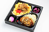 ちばらき横断弁当-牛焼肉のせハンバーグ幕の内弁当