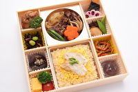 仕出し 竹泉-牛すき御膳【茜】～鯛めし～