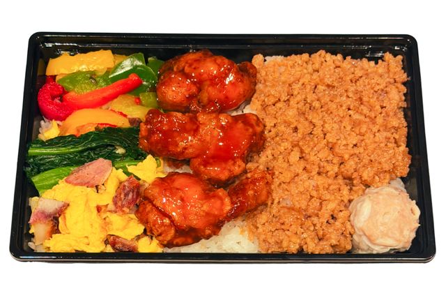 中国料理 安里-【熨斗対応可】安里特製 唐揚げとそぼろご飯弁当（甘酢がけ）