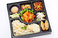 中華料理 八仙閣-虹色御膳（エビチリソース）
