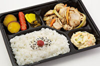 カラフル食堂-豚の生姜焼き弁当