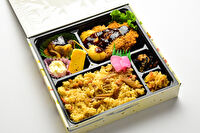 デリシャスサウザント-鶏ごぼうご飯ヒレカツ弁当