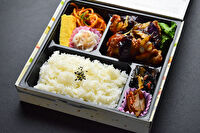 デリシャスサウザント-デラックス旭屋のナス甘酢ざんぎ弁当