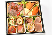 Demi&#039;s farm-国産牛ロースステーキとフライ2種タルタルソースの8種彩り弁当