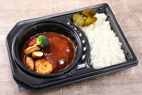 Dr.meat 和牛博士のビストロ-黒毛和牛と軟骨入り三元豚のハンバーグ弁当