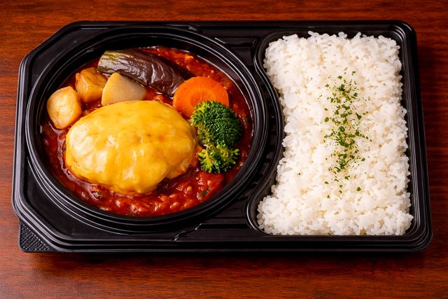 Dr.meat 和牛博士のビストロ-完熟トマトソースのチーズハンバーグ