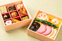 えびす あふそや-【熨斗対応可】野菜ちらし寿司と彩り9升の二段弁当
