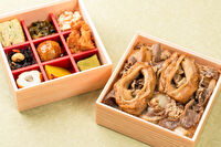 えびす あふそや-【熨斗対応可】あふそや特製牛丼と彩り9升の二段弁当