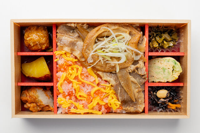 えびす あふそや-【熨斗対応可】【冬限定】蟹ちらし・あふそやの特製牛丼弁当