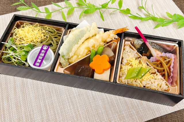 【熨斗対応可】期間限定（5月～9月） 演舞場 茶そば弁当