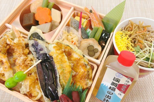 新橋演舞場　演舞場の台所-期間限定（12月～2月）天重御膳～信州ちょいそば～