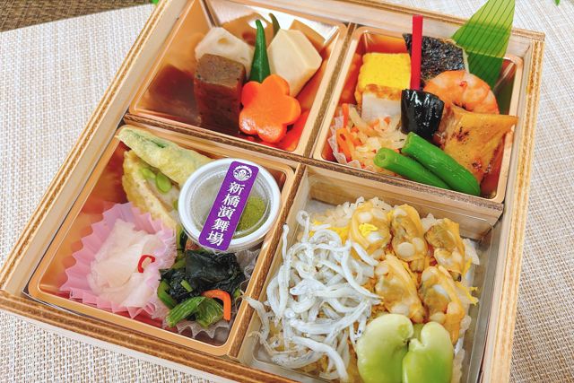 新橋演舞場　演舞場の台所-【熨斗対応可】期間限定（5月6月）演舞場幕の内 三輪～煮あさりとシラスの出汁茶飯～