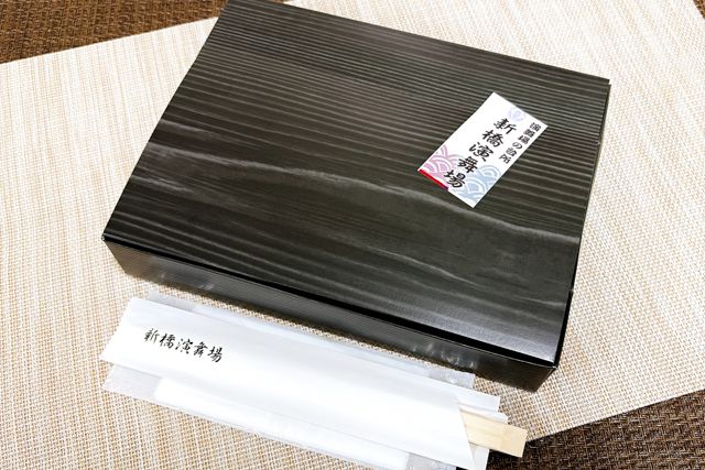新橋演舞場　演舞場の台所-和風ハンバーグ幕の内