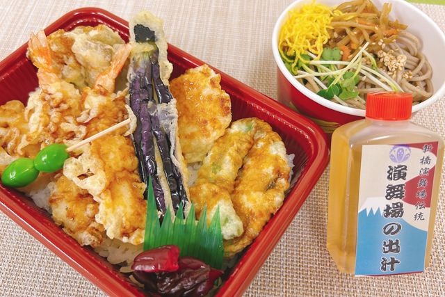 新橋演舞場　演舞場の台所-期間限定（10月～2月）演舞場の天重とちょいそば膳