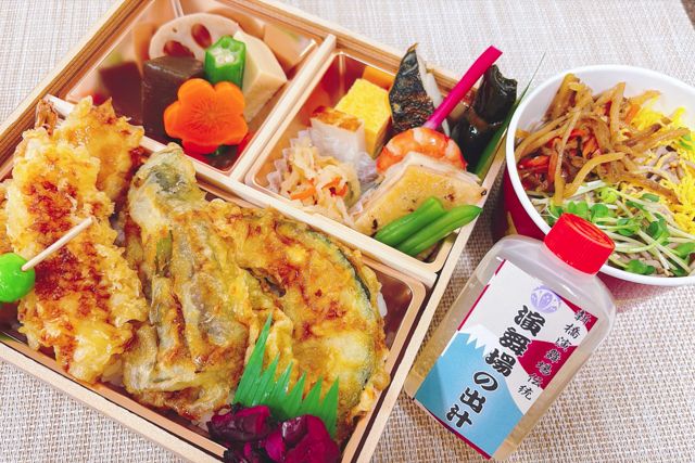 新橋演舞場　演舞場の台所-期間限定（10月～2月）天重御膳～信州ちょいそば～