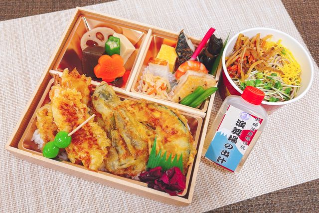 新橋演舞場　演舞場の台所-期間限定（10月～2月）天重御膳～信州ちょいそば～