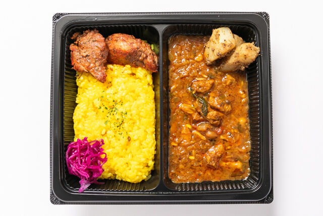 Food Laboratory カドノ-南インド風チキンカレー＋チキンケバブグリル