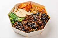香港飲茶 福招門-【お茶付き】【特製丼】コク深い茄子の中国味噌炒め
