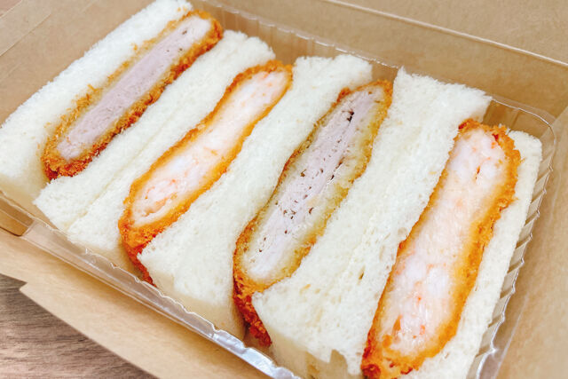とんかつ新宿さぼてん-ヒレエビかつミックスサンドBOX