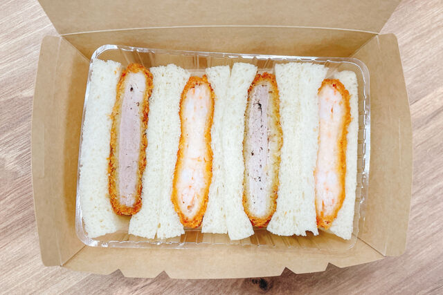 とんかつ新宿さぼてん-ヒレエビかつミックスサンドBOX