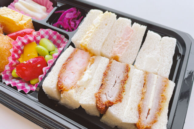 とんかつ新宿さぼてん-サンドイッチ弁当A