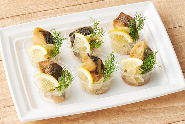 レモン香る魚介のエスカベッシュ