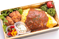 グー弁当-【熨斗対応可】オムライス＆秘伝の唐揚げ弁当