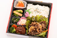グー弁当-【熨斗対応可】牛焼肉＆黒毛和牛手ごねハンバーグステーキ弁当