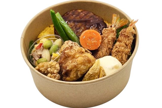 こはる亭（福山店）-ミックスランチ（若鶏竜田揚げ）