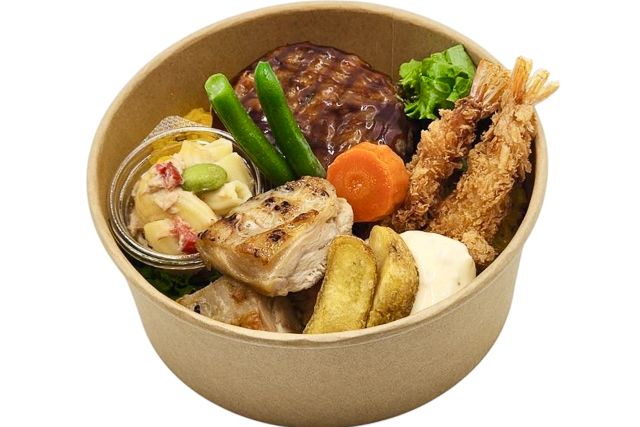 こはる亭（福山店）-ミックスランチ（チキンステーキ）