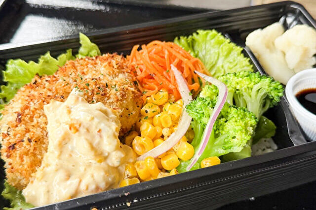 野菜もたっぷり白身魚のフライbox
