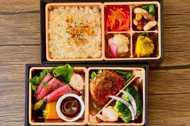 Grill Matsuno-国産牛ローストビーフ＆ハンバーグ