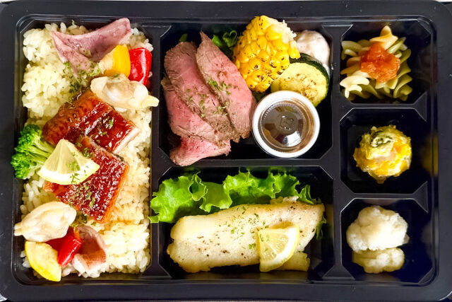 Grill Matsuno-【熨斗対応可】【夏限定】うなぎのパエリアと赤身肉ステーキ&白身魚のポアレ