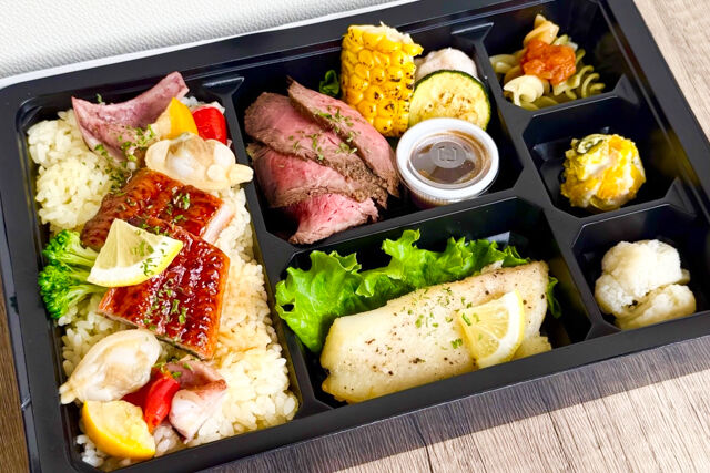 【熨斗対応可】【夏限定】うなぎのパエリアと赤身肉ステーキ&amp;白身魚のポアレ