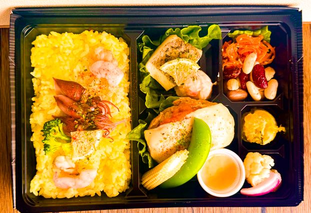 Grill Matsuno-【熨斗対応可】【春限定】ホタルイカのパエリアと濃厚チーズのトマトハンバーグ＆白身魚のポアレ